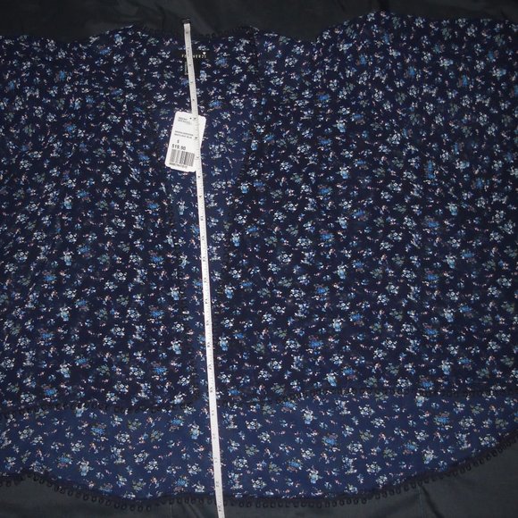 Blue Floral Kimono Coverup - Picture 8 of 10